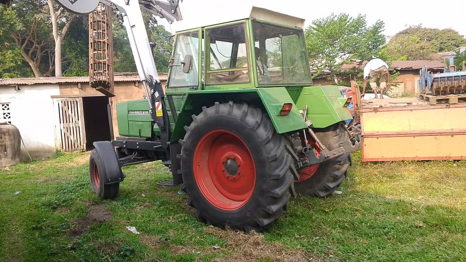 zusammengebauter Traktor