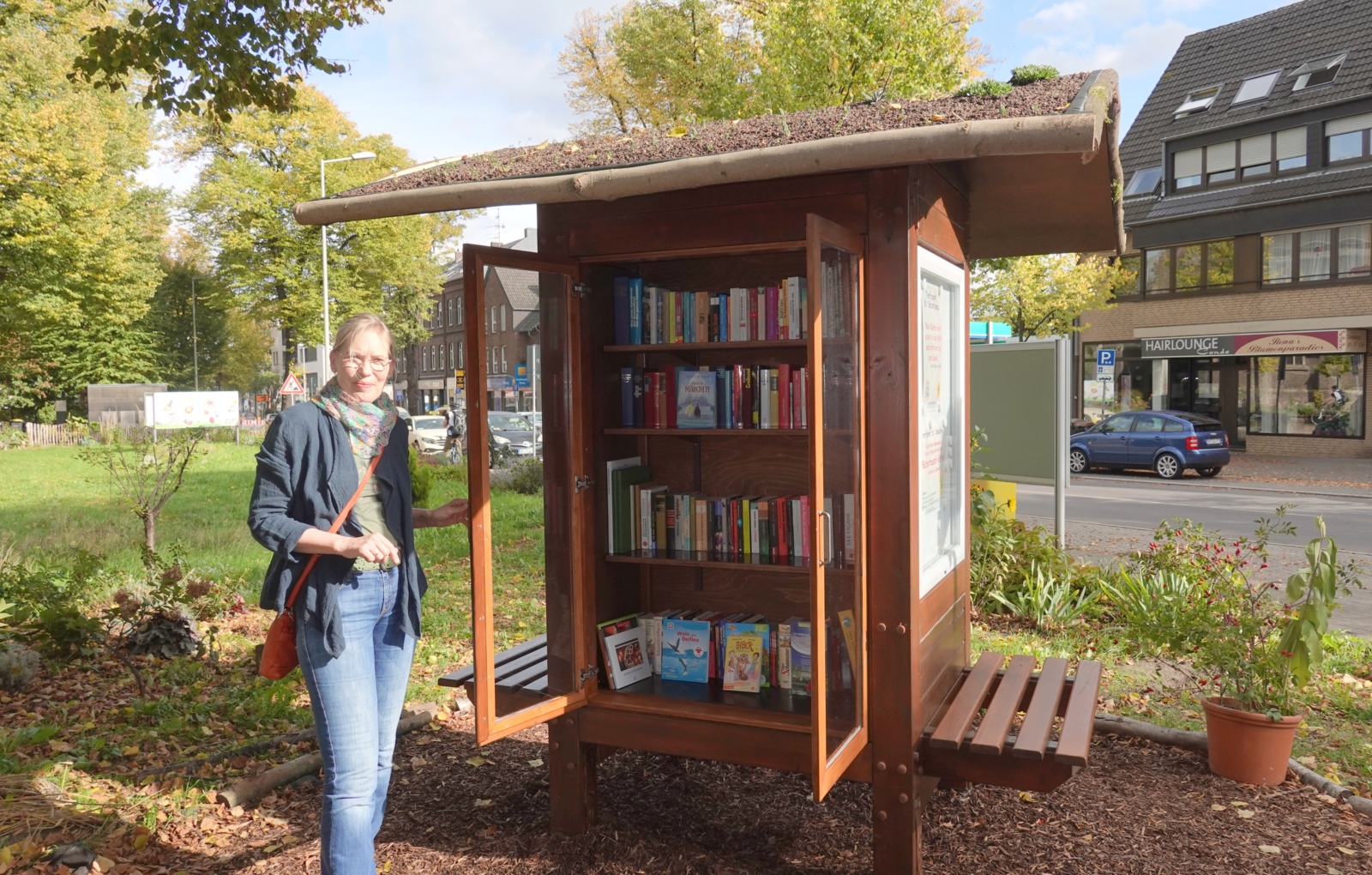 Einweihung des Büchertausch-Schrank