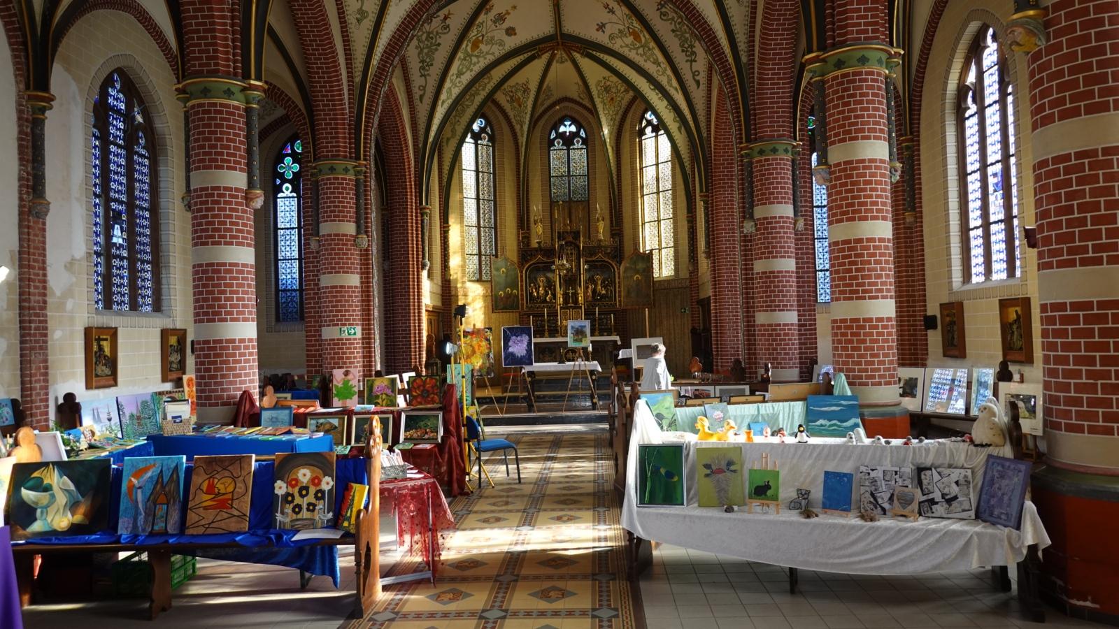 Kunst im Kloster, diesmal in der St. Sebastianuskirche