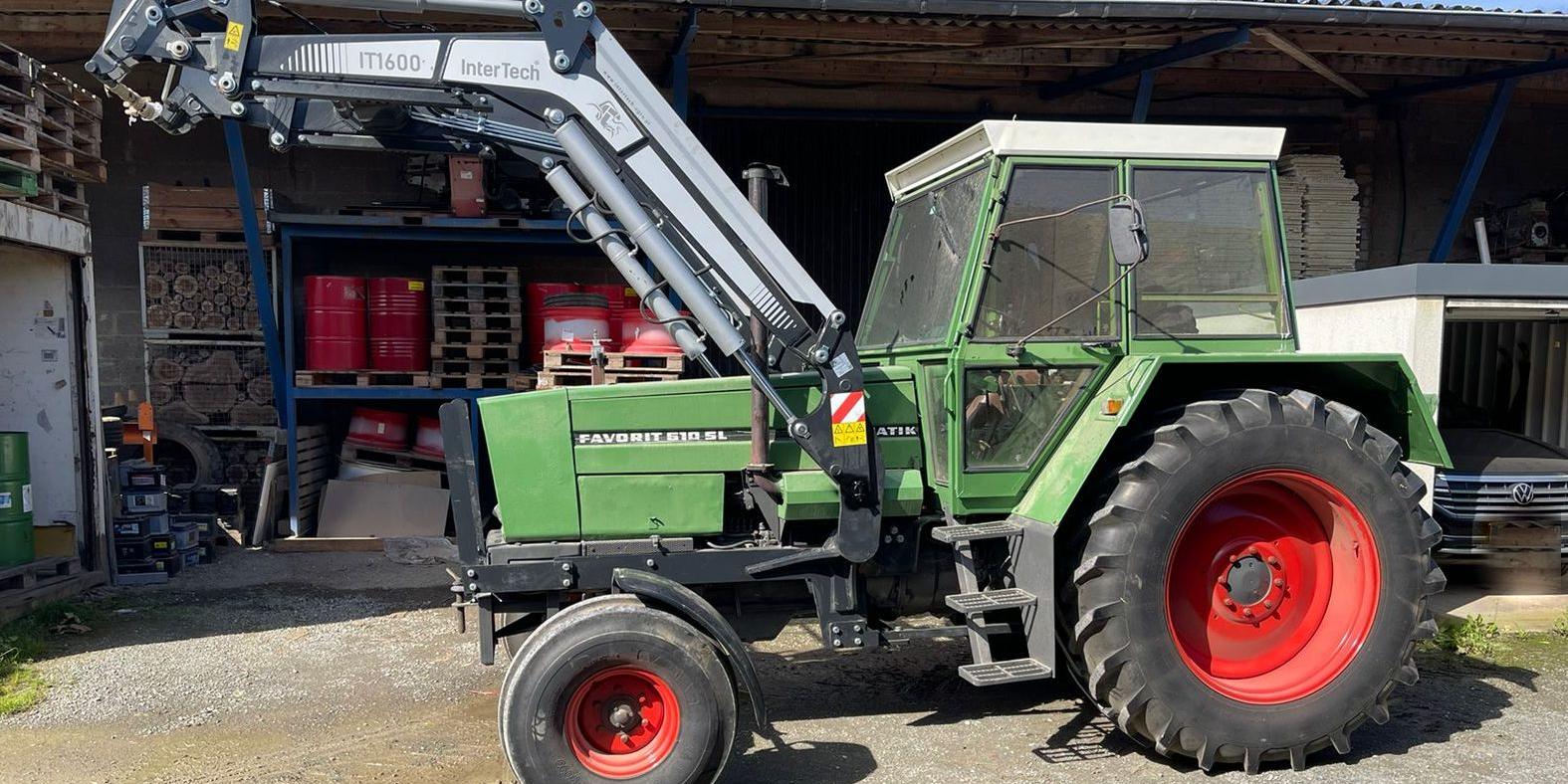So sieht der Traktor im zusammengebauten Zustand aus!