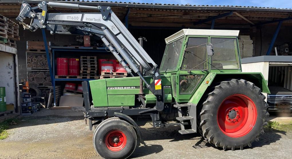 So sieht der Traktor im zusammengebauten Zustand aus!