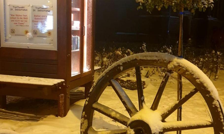 Schrank im Schnee