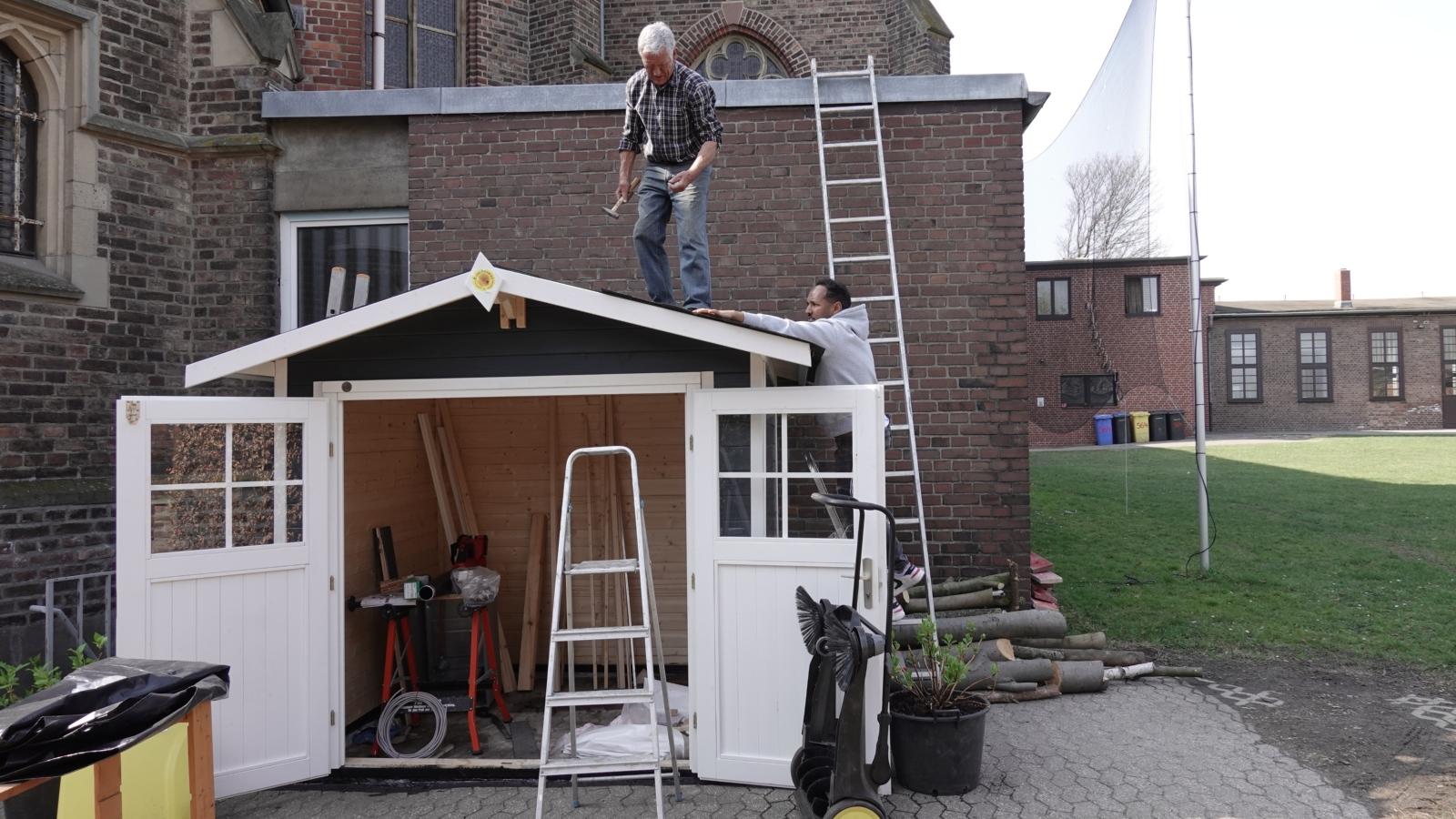 Dachdecken des Gerätehaus