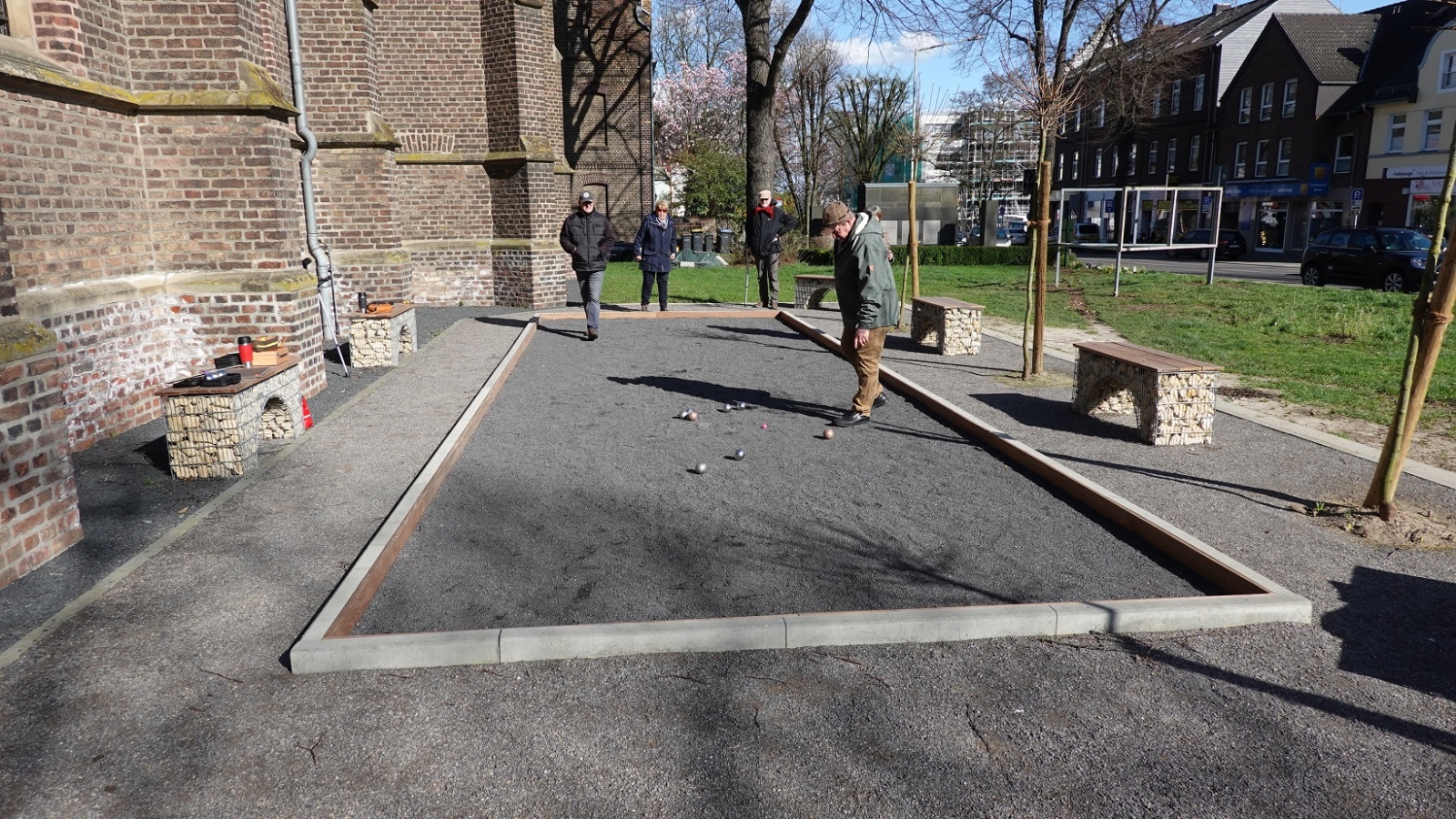 Bouleplatz fertiggestellt