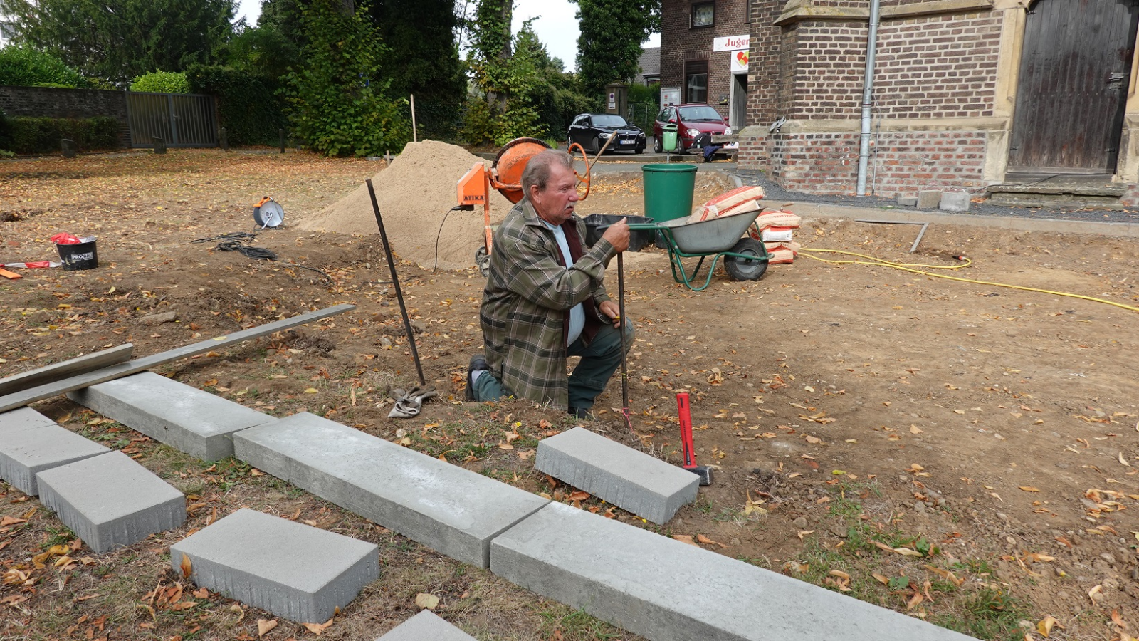 Randsteine setzten